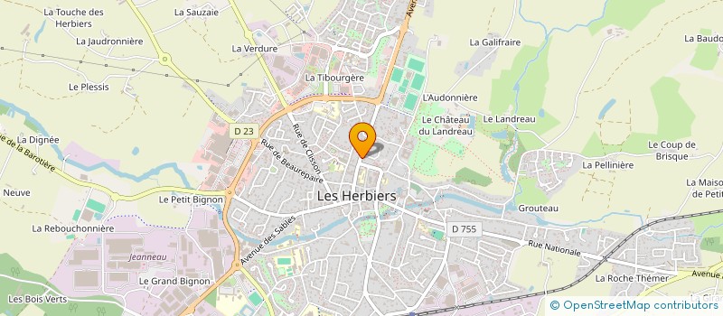localisation de l'entreprise ASCLEPIOS à LES HERBIERS