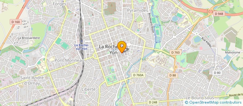 localisation de l'entreprise ASCLEPIOS à LA ROCHE-SUR-YON