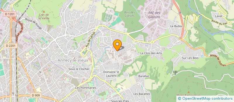 localisation de l'entreprise ASCLEPIOS à ANNECY
