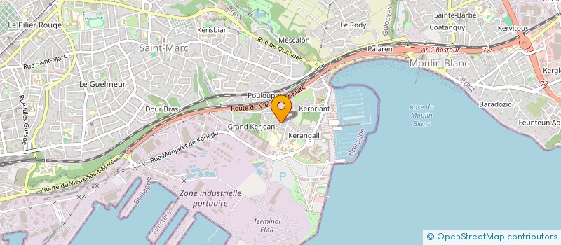 localisation de l'entreprise ASCLEPIOS  BREST