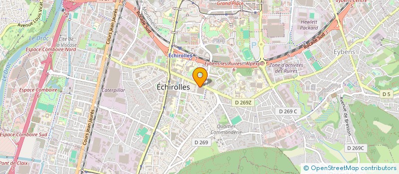 localisation de l'entreprise ASCLEPIOS  ECHIROLLES