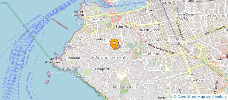 localisation de l'entreprise ASCLEPIOS PHARMA  MARSEILLE