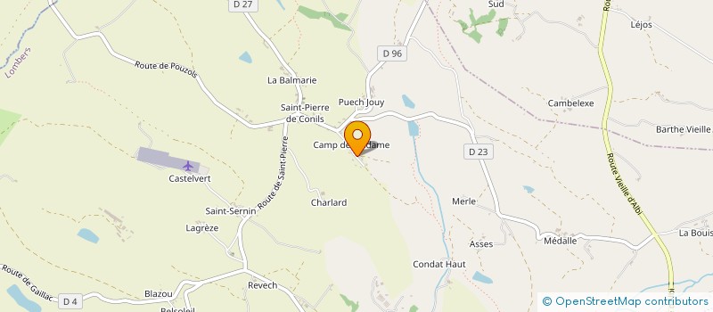 localisation de l'entreprise ASCLIA  LOMBERS