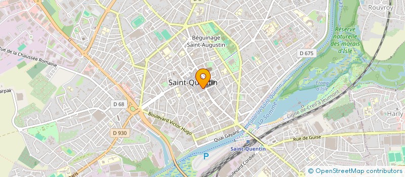 localisation de l'entreprise ASCM à SAINT-QUENTIN