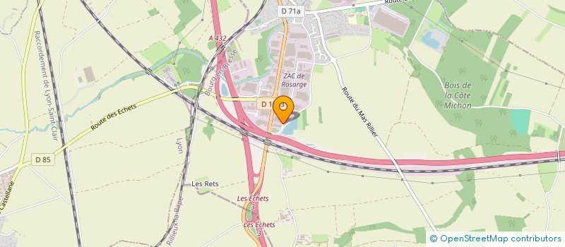 localisation de l'entreprise ASCO  MIRIBEL