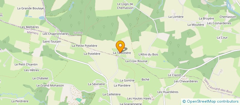 localisation de l'entreprise ASCO  SAINT LEONARD DES BOIS