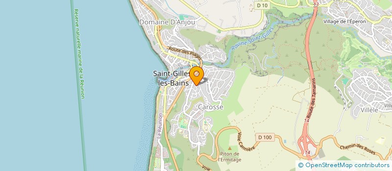 localisation de l'entreprise ASCO (ASSOCIATION SPORTIVE ET CULTURELLE DE L'OUEST)  SAINT-PAUL