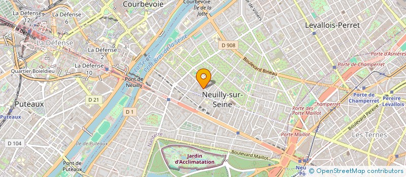 localisation de l'entreprise ASCO FAMILY à NEUILLY-SUR-SEINE