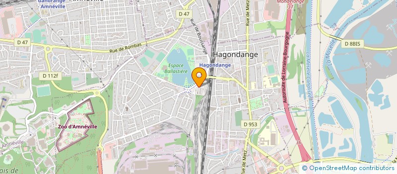 localisation de l'entreprise ASCO INDUSTRIES à HAGONDANGE