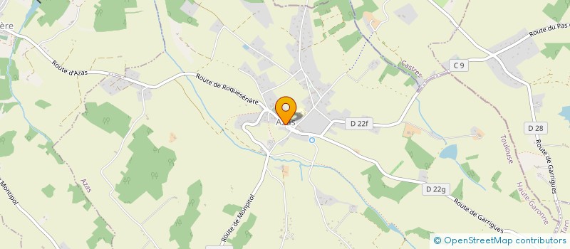 localisation de l'entreprise ASCO INGENIERIE à AZAS