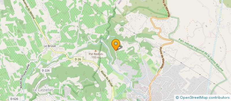 localisation de l'entreprise ASCO TRAVAUX SPECIAUX à LE BEAUSSET