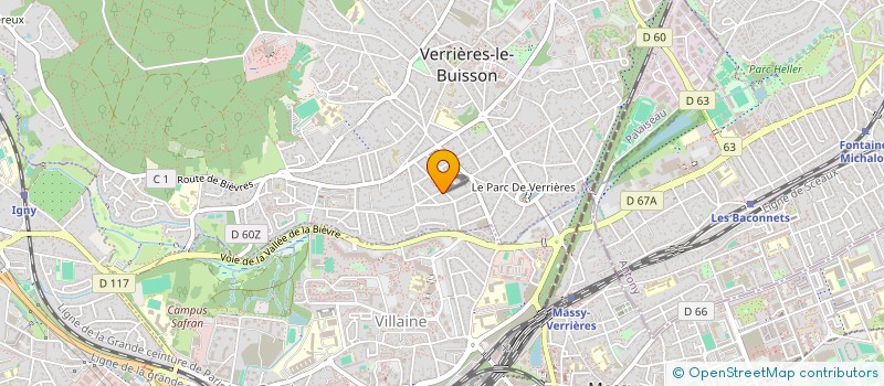 localisation de l'entreprise ASCOARNEC à VERRIERES-LE-BUISSON