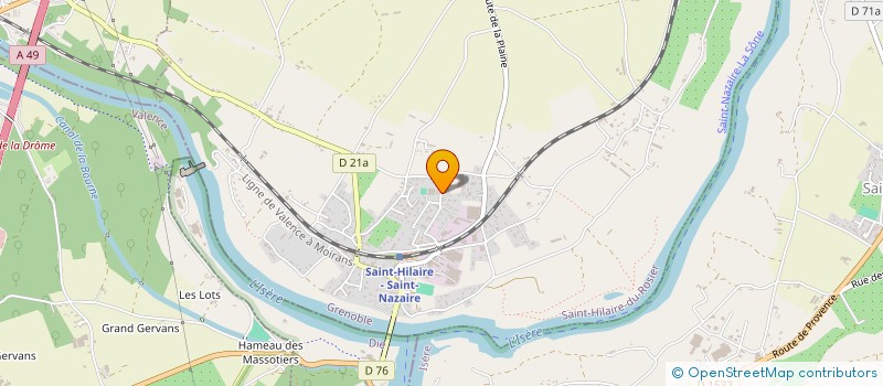 localisation de l'entreprise ASCOB  SAINT-HILAIRE-DU-ROSIER