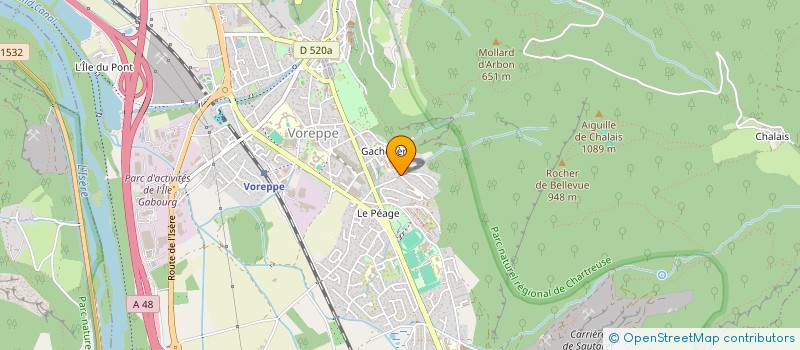 localisation de l'entreprise ASCODIA à VOREPPE