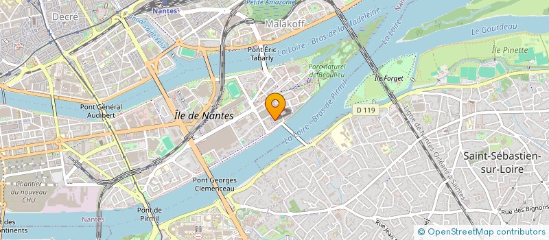 localisation de l'entreprise ASCOF44  NANTES