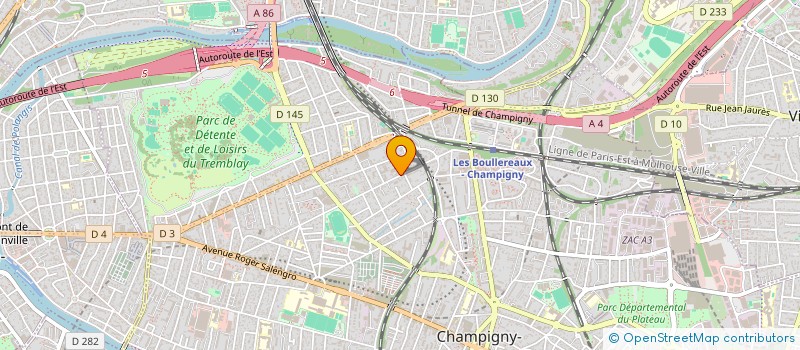 localisation de l'entreprise ASCOLTA à CHAMPIGNY-SUR-MARNE