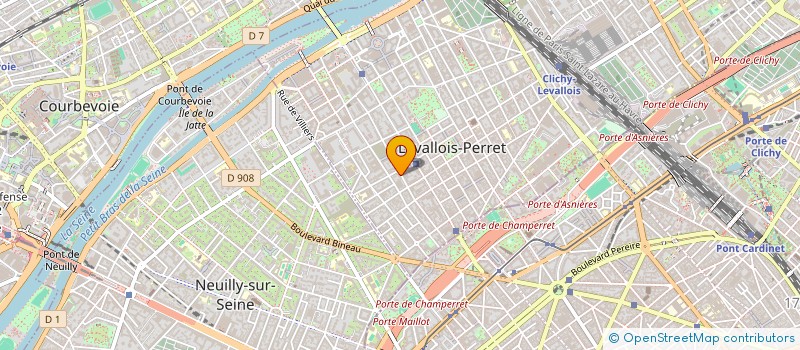 localisation de l'entreprise ASCOM à LEVALLOIS-PERRET