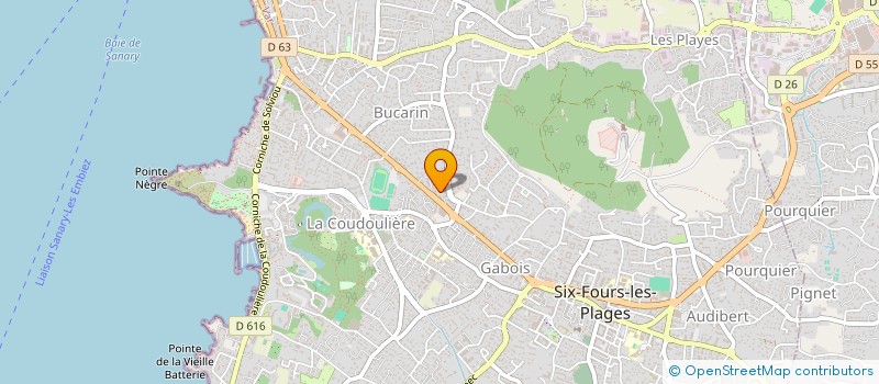 localisation de l'entreprise ASCOM à SIX-FOURS-LES-PLAGES