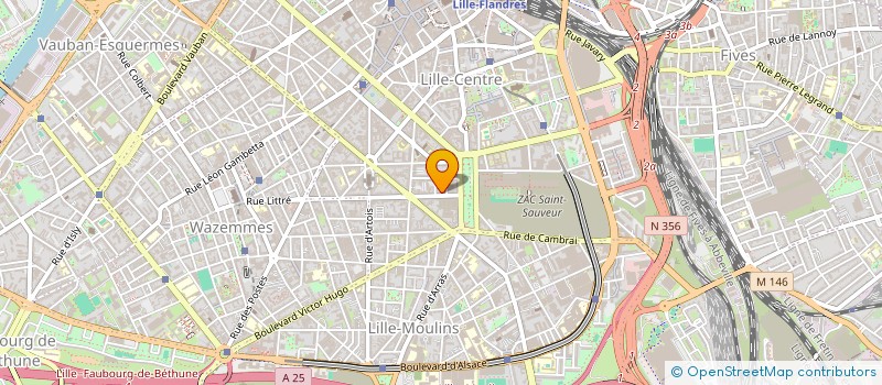 localisation de l'entreprise ASCOM AGENC SERVIC COMMUNICAT à LILLE