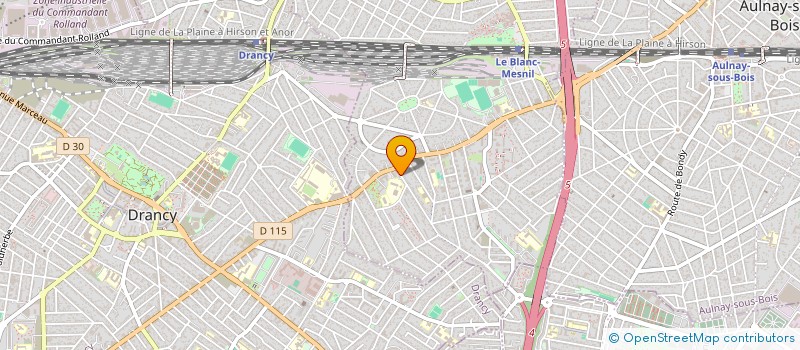 localisation de l'entreprise ASCOM LOGISTIC  LE BLANC-MESNIL