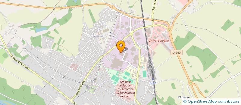 localisation de l'entreprise ASCOM45 à GIEN