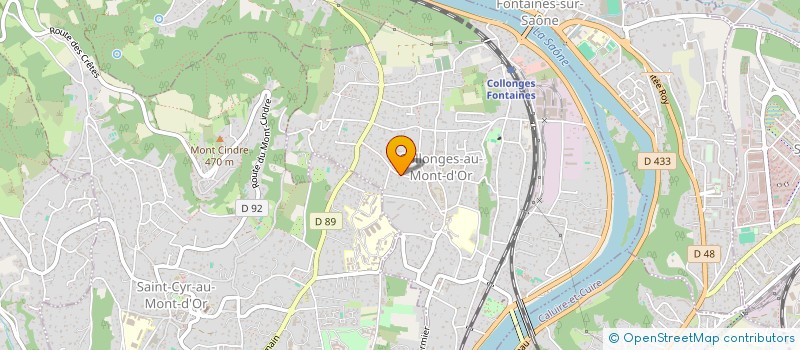 localisation de l'entreprise ASCOMAMA  COLLONGES-AU-MONT-D'OR