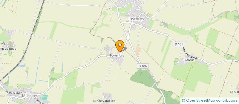 localisation de l'entreprise ASCOMYCETE.ORG  MARIGNY