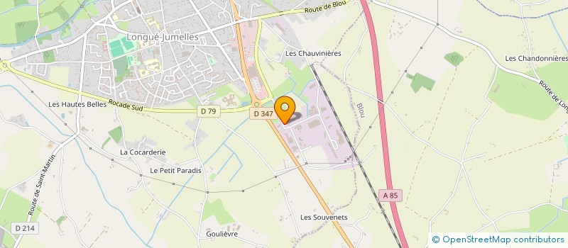 localisation de l'entreprise ASCON C.B. EMBALLAGE à LONGUE-JUMELLES