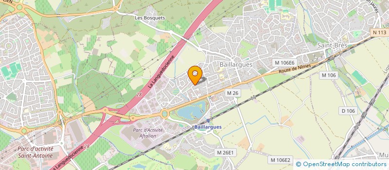 localisation de l'entreprise ASCONCEPT 11 à BAILLARGUES