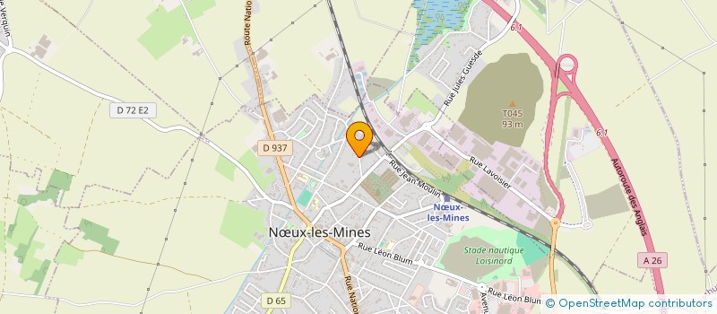 localisation de l'entreprise ASCONORD à NŒUX-LES-MINES
