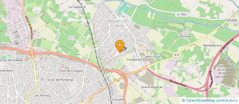 localisation de l'entreprise ASCOPI  BOUJAN-SUR-LIBRON