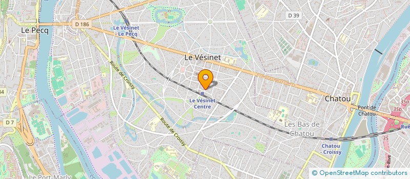 localisation de l'entreprise ASCOR  LE VESINET