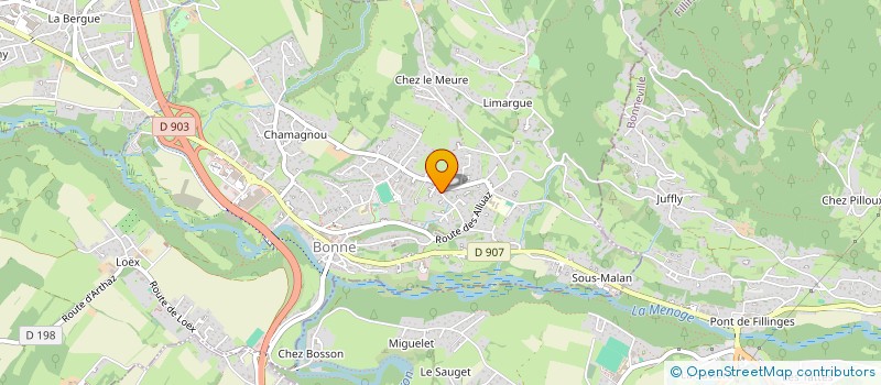 localisation de l'entreprise ASCOR  BONNE