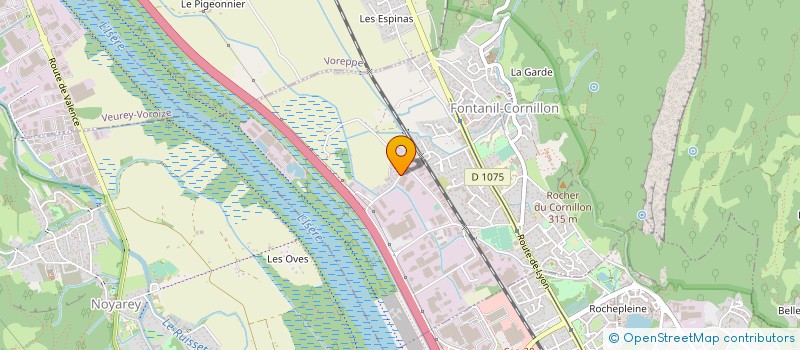localisation de l'entreprise ASCOR  FONTANIL-CORNILLON