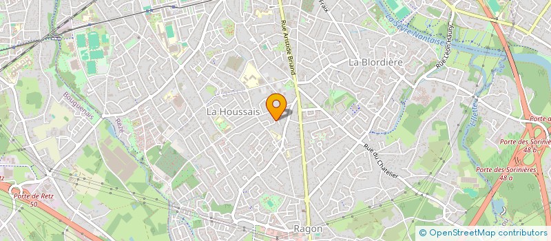 localisation de l'entreprise ASCOR (ACCOMPAGEMENT SCOLAIRE) à REZE