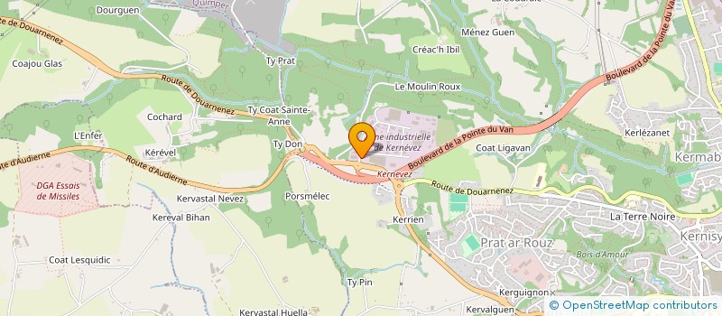 localisation de l'entreprise ASCORIA  QUIMPER