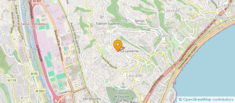 localisation de l'entreprise ASCORR à NICE