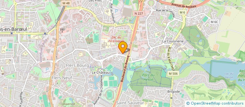 localisation de l'entreprise ASCOT  VILLENEUVE-D'ASCQ