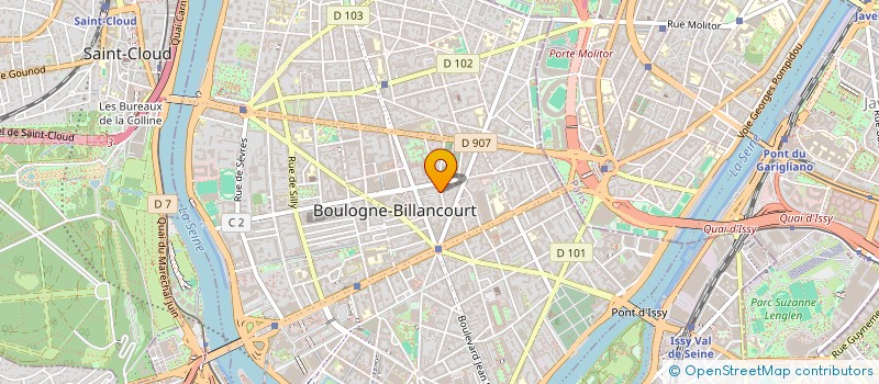 localisation de l'entreprise ASCOT à BOULOGNE-BILLANCOURT