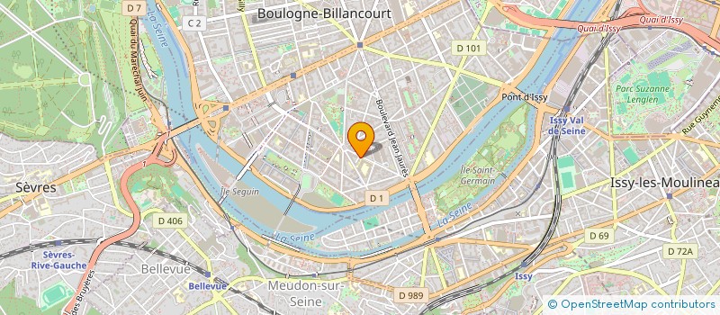 localisation de l'entreprise ASCOTE  BOULOGNE-BILLANCOURT