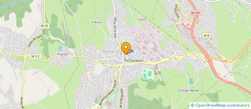 localisation de l'entreprise ASCOTEC à ROCHE-LA-MOLIERE