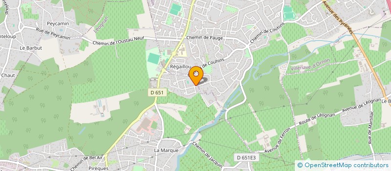 localisation de l'entreprise ASCOTEN à LEOGNAN