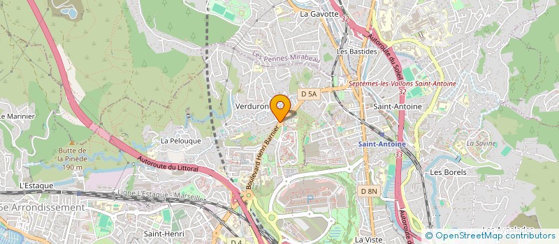 localisation de l'entreprise ASCOTERC à MARSEILLE