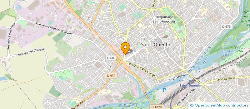 localisation de l'entreprise ASCOTT à SAINT-QUENTIN