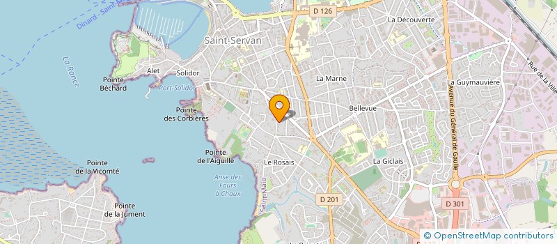 localisation de l'entreprise ASCOTT DU CHAPITRE à SAINT-MALO
