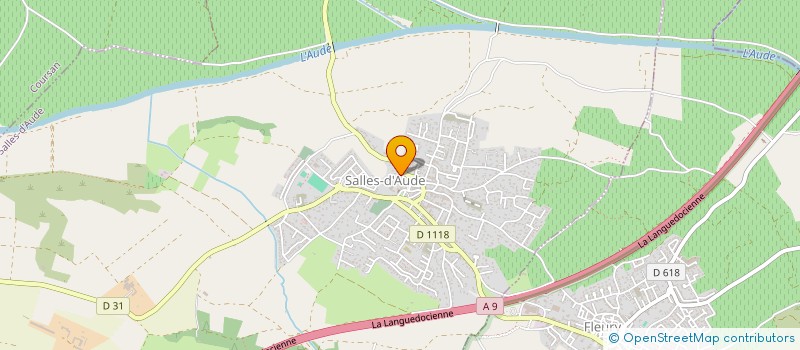 localisation de l'entreprise ASCOTT INTERNATIONAL SUD  SALLES D'AUDE