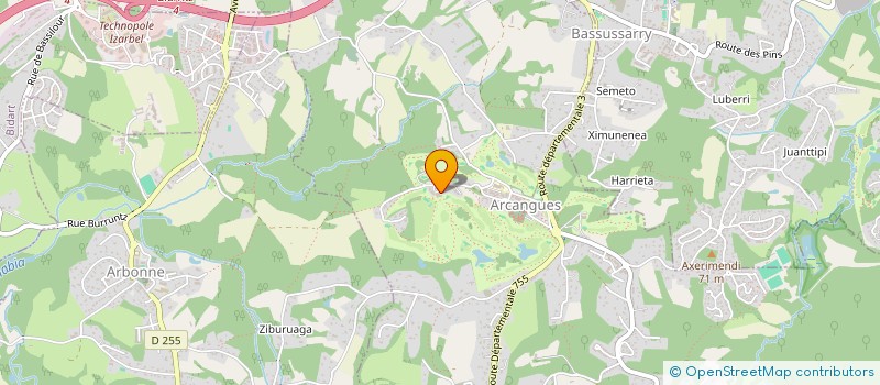 localisation de l'entreprise ASCOUBEA  ARCANGUES