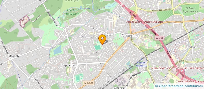 localisation de l'entreprise ASCPA MYCOLOGIE à PESSAC