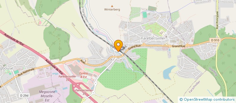 localisation de l'entreprise ASCS  FAREBERSVILLER