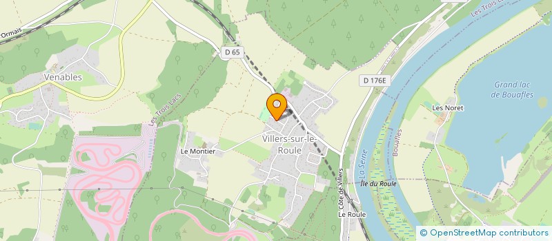 localisation de l'entreprise ASCVA SECTION ANIMATION  VILLERS-SUR-LE-ROULE